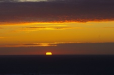 Sunset Over Sea