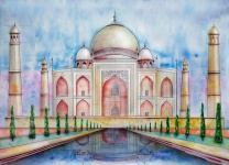 Taj Mahal Temple Mausoleum