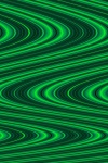 Twisted Bright Green Line Pattern