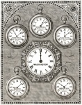 Clocks Vintage Time Art