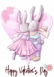 Valentine&039;s Day Rabbits