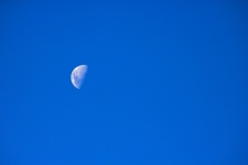 View Of Partially Obscured Moon