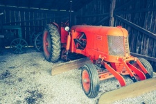 Vintage Red Tractor
