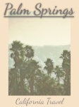 Vintage Travel Poster Palm Springs