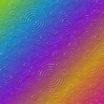 Waves Rainbow Color Background