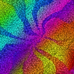Swirl Colorful Background Mosaic