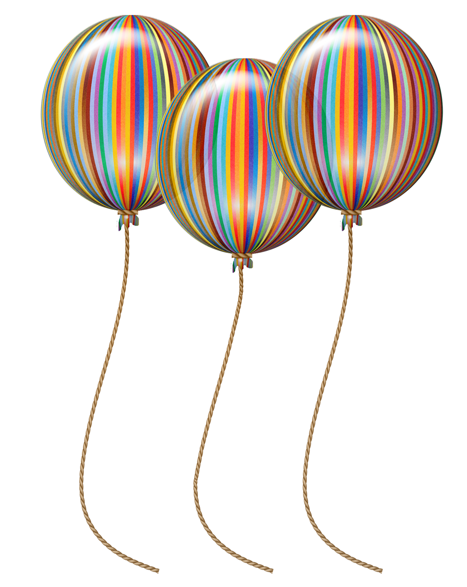 Colorful Prismatic Balloons