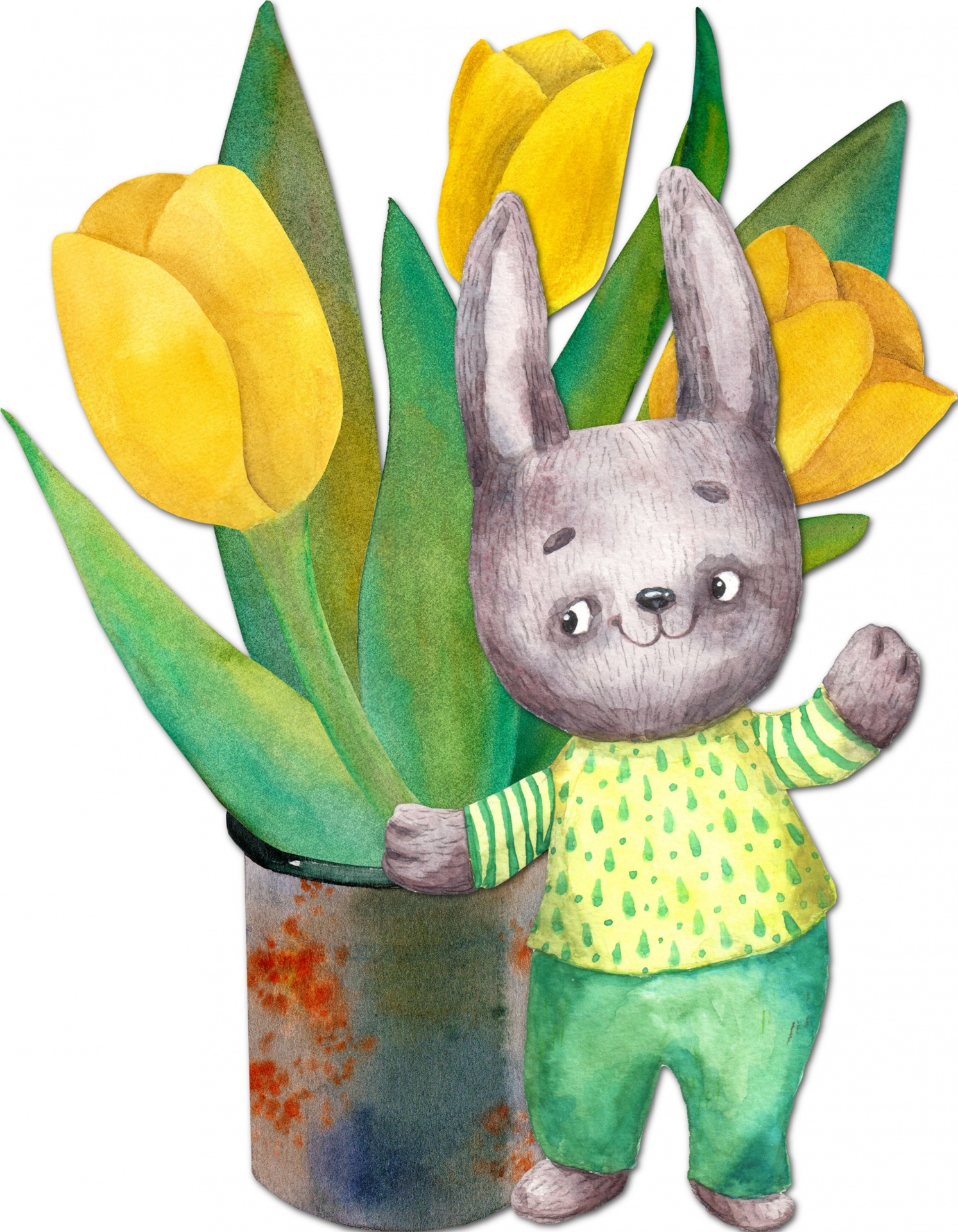 Easter Tulip Bunny