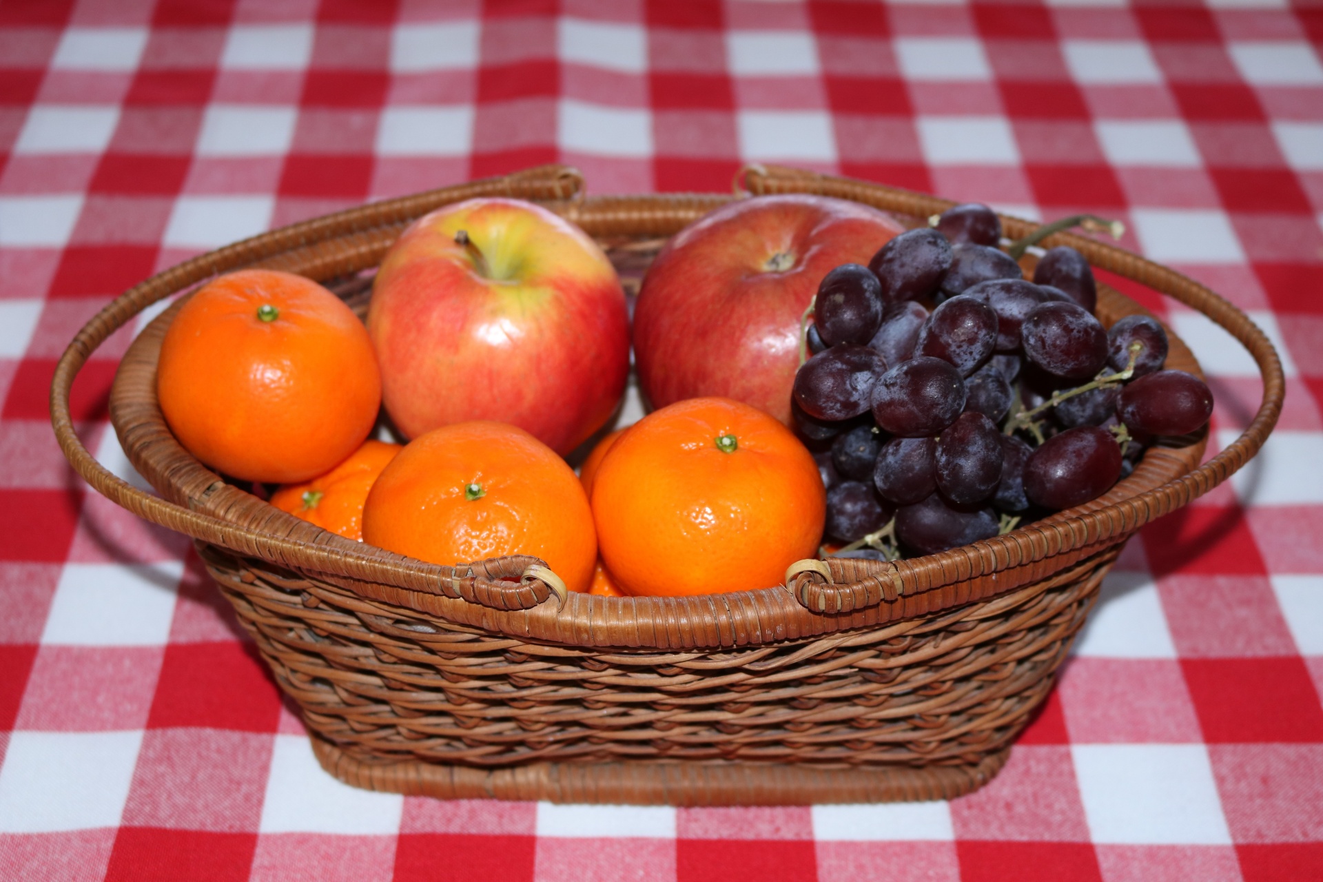 Fruit Basket On Table