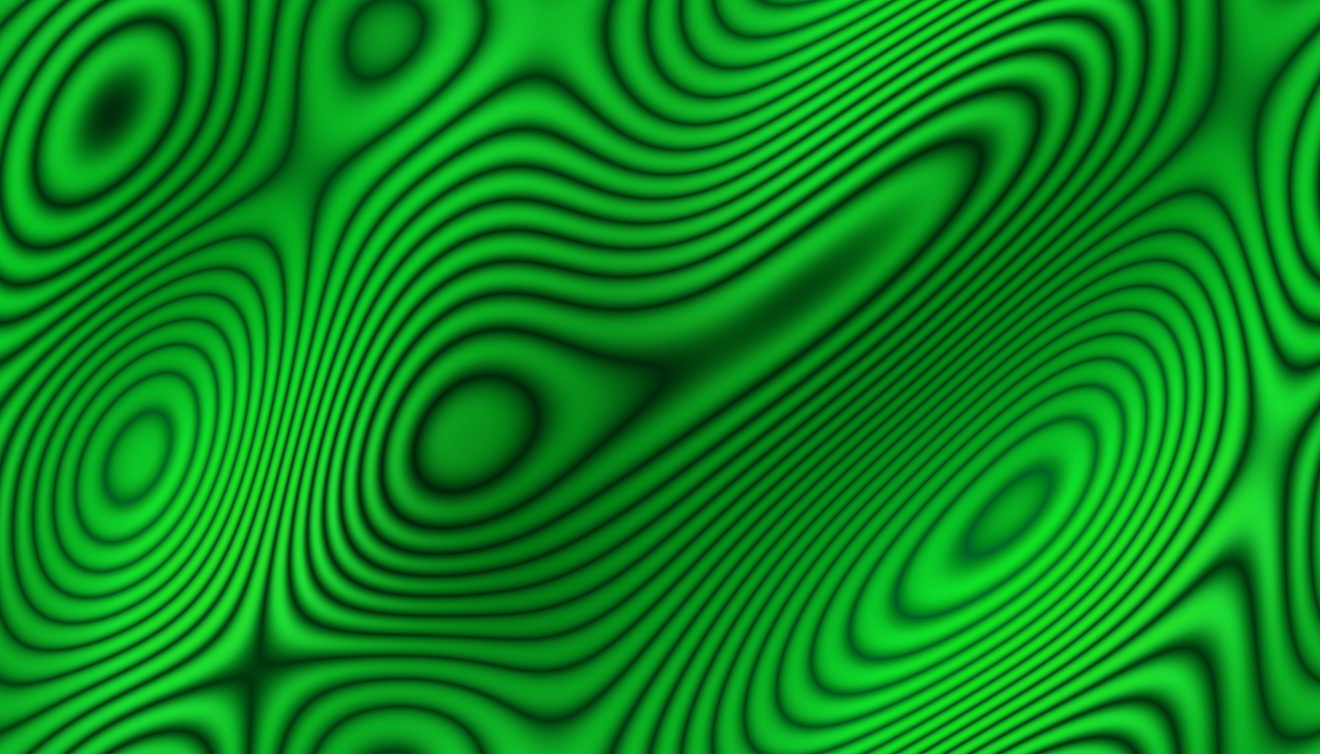 Green Background Abstract Lines