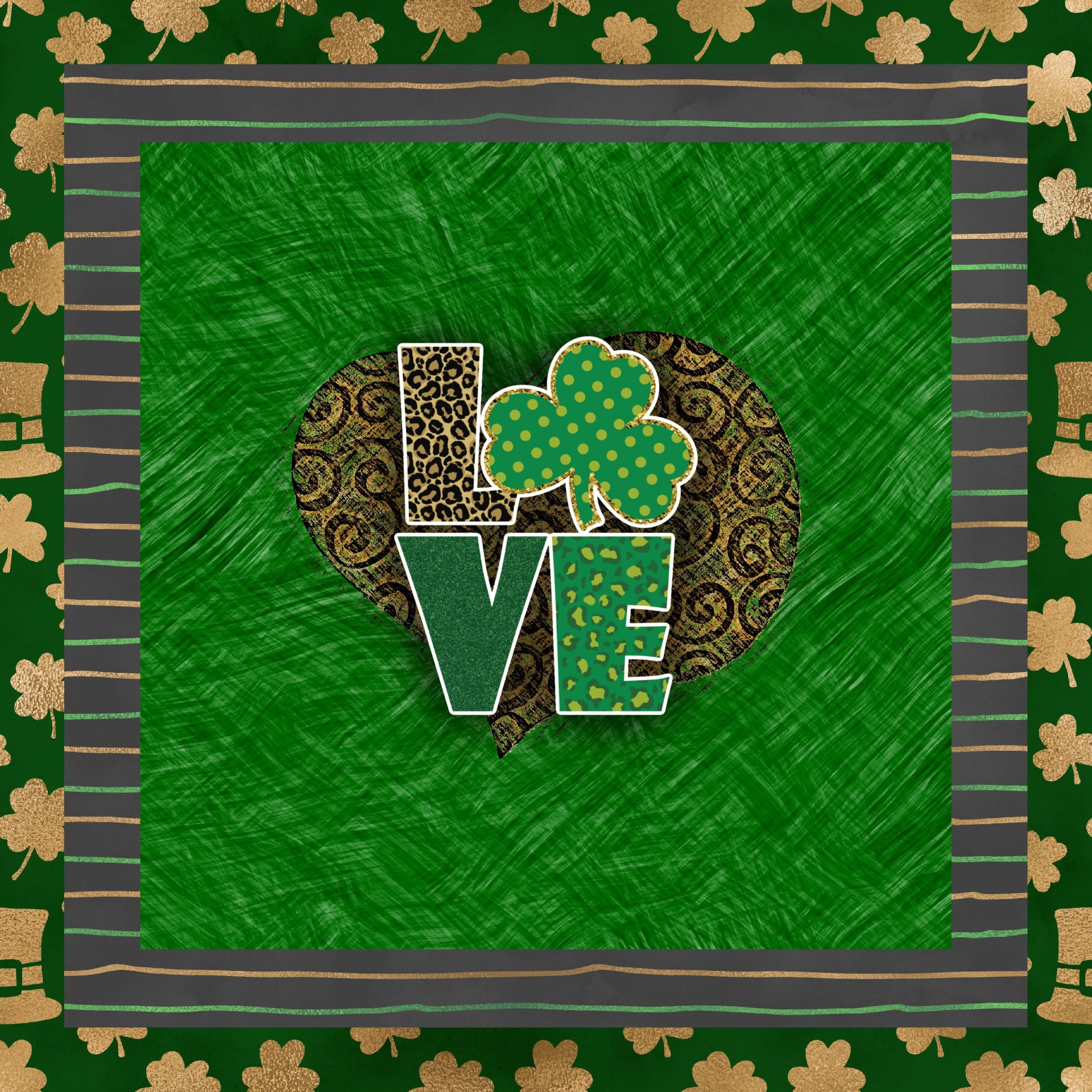 St. Patrick's Day Heart