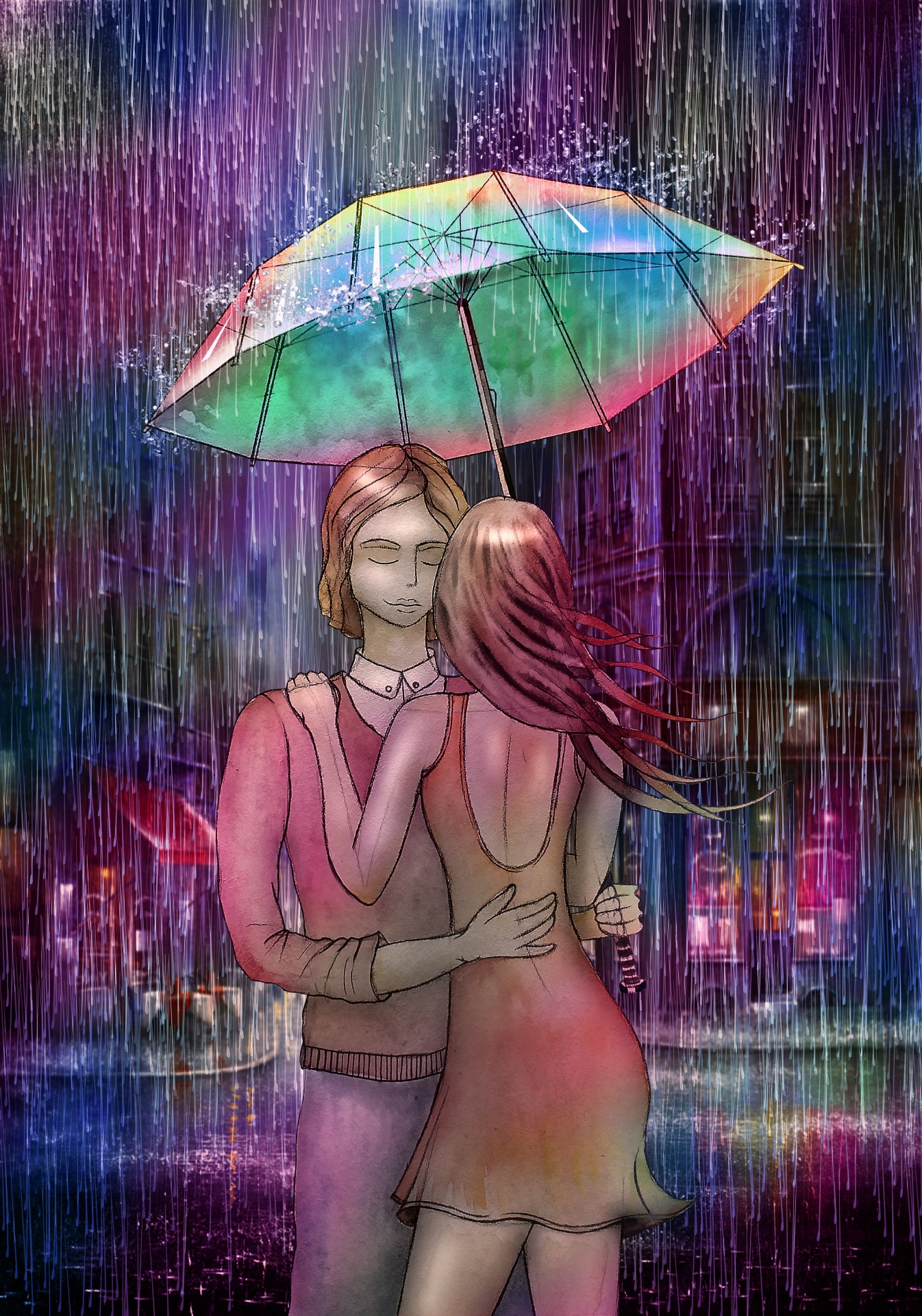 Love Under An Umbrella