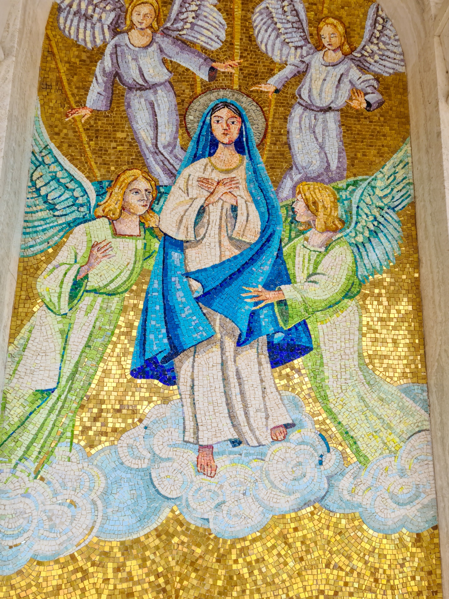 Mosaic Of Virgin Mary