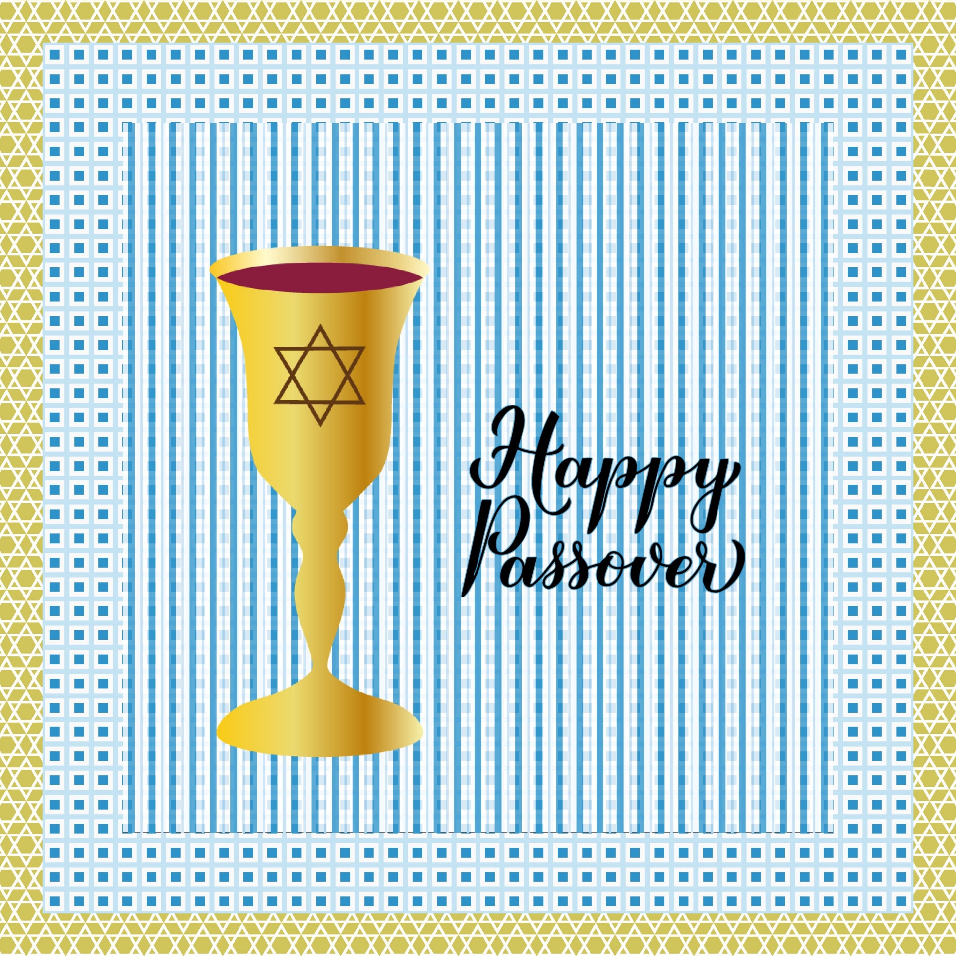 goblet of wine for passover