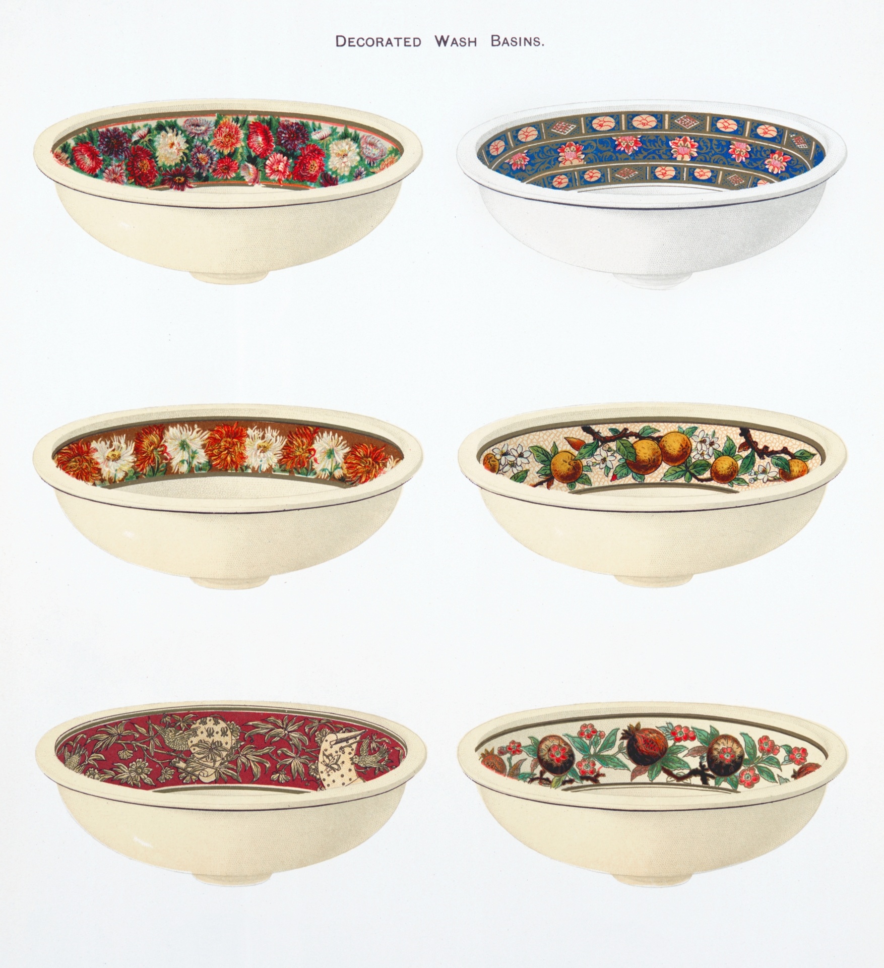 Washing Bowl Vintage Ceramic