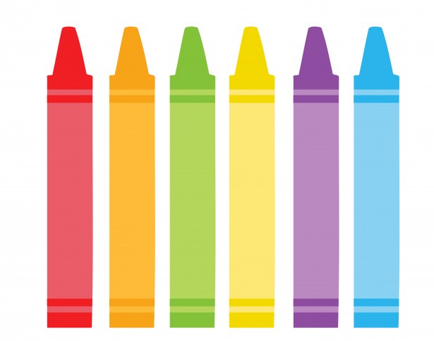 Colorat creioane Clipart Poza gratuite - Public Domain Pictures