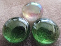 3 Glass Marbles