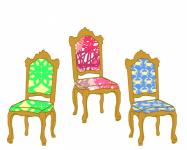 3 Upholstered Chairs