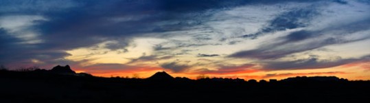 Arizona Sunset Panorama