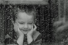 Child And Rain
