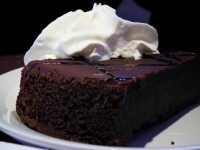 Chocolate Cake With Whipped Cream