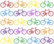 Colorful Bicycle Background