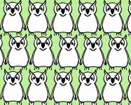 Green Owl Background