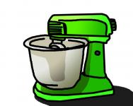 Green Stand Mixer