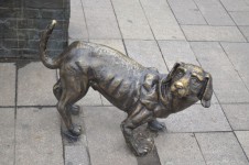 Iron Dog Statue