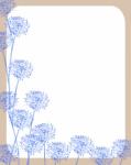 Many Blue Flowers Card