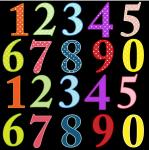 Numbers Colorful Clip-art