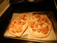 Naan Bread With Seafood