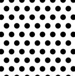 Polka Dots Black
