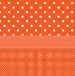 Polka Dots Orange Card