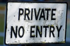 Private No Entry