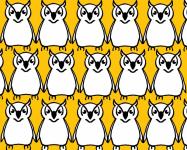 Yellow Owl Background