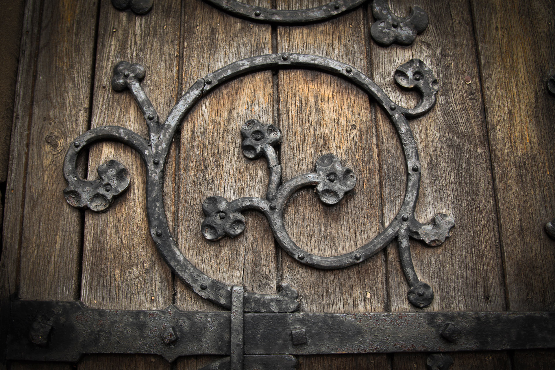 Church door ironwork