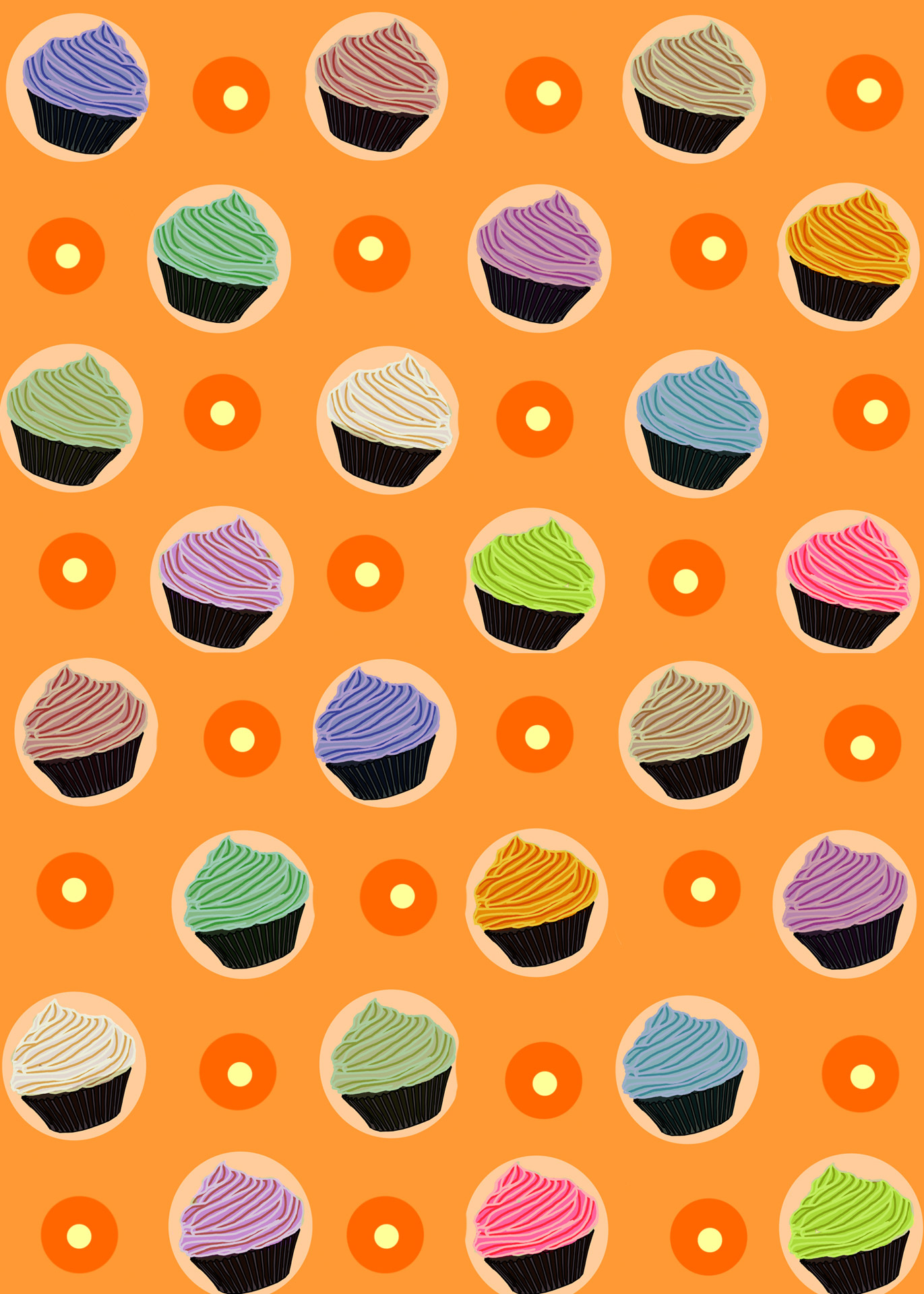 Cupcake Flavors Background 2