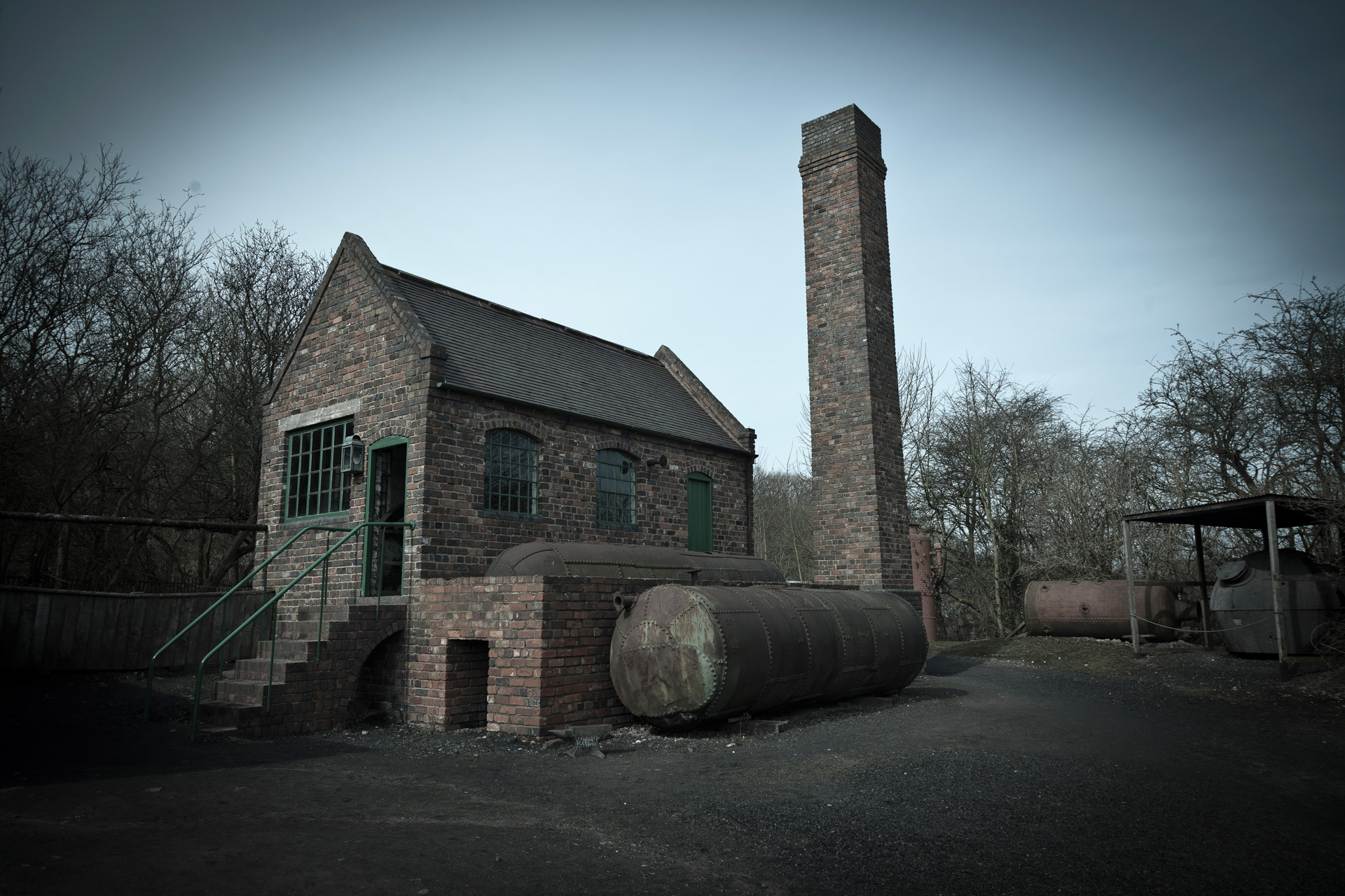 Steam engine house from the Black Country Museum