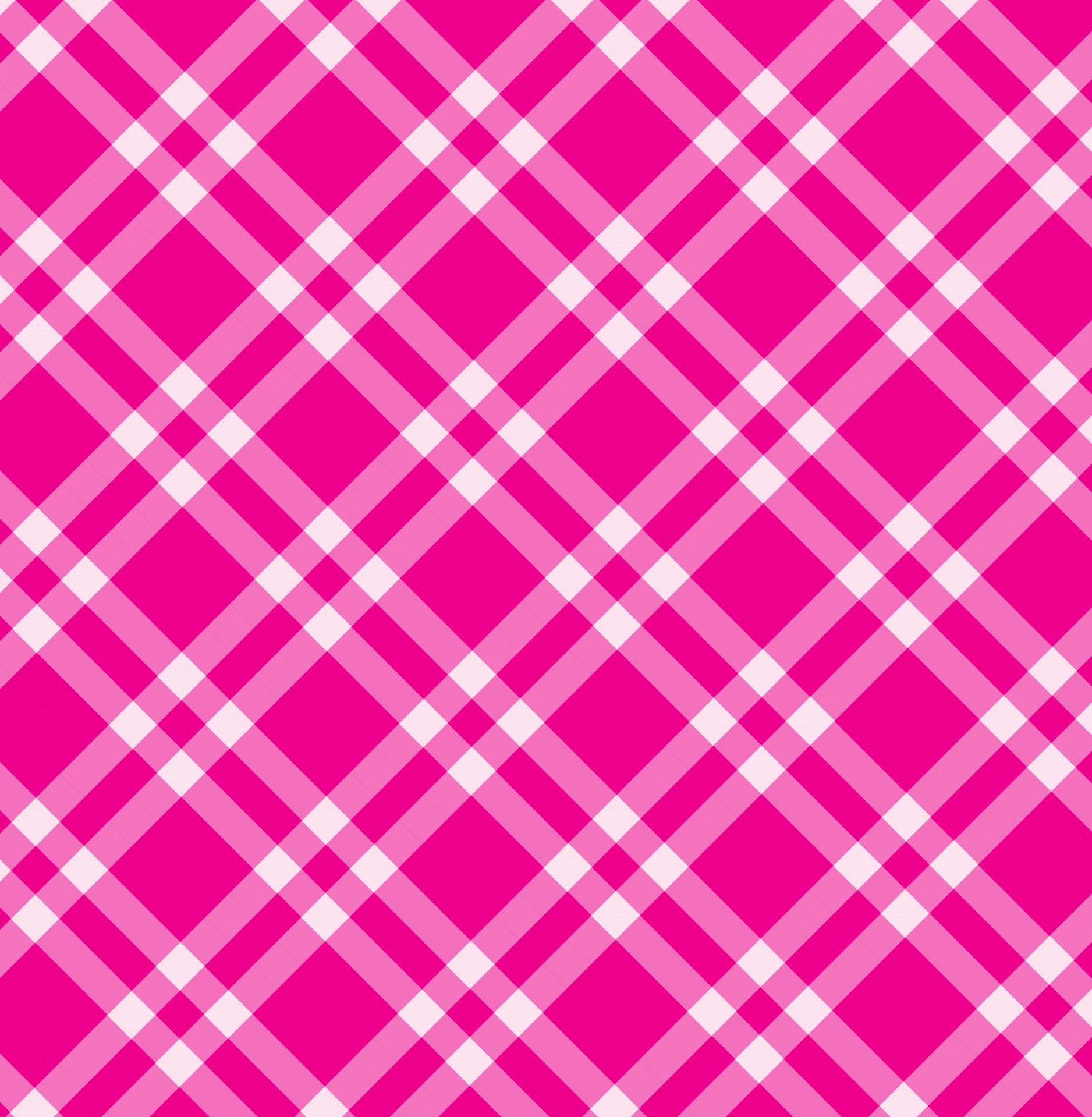 Gingham Checks Pink Background