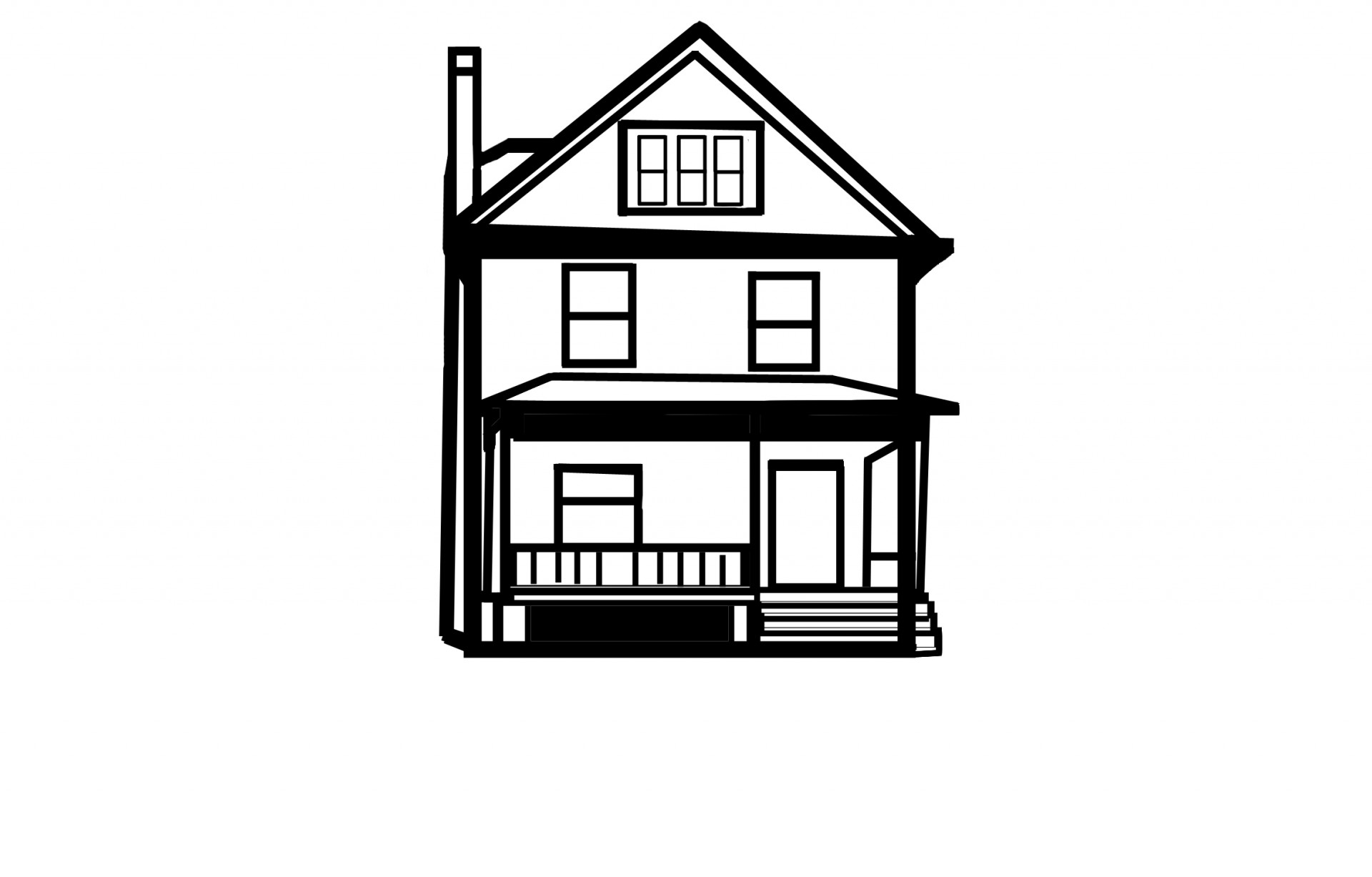 House Line Drawing