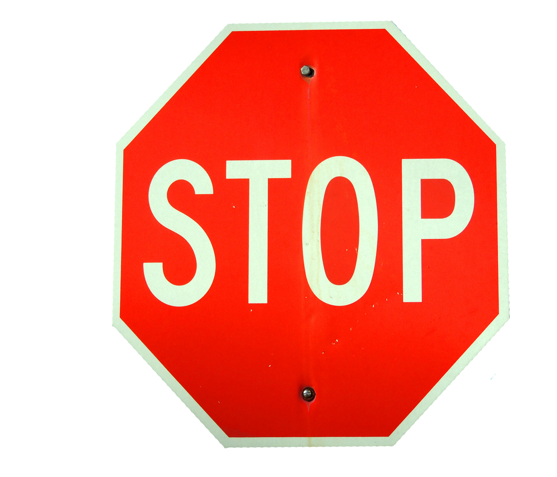 Isolated Stop Sign