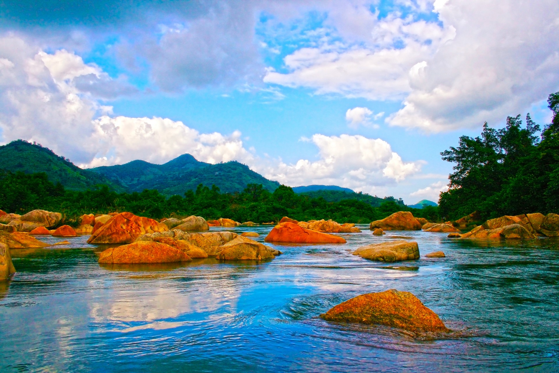 Landscape ecological resort Ham Ho, Binh Dinh Province, Vietnam,