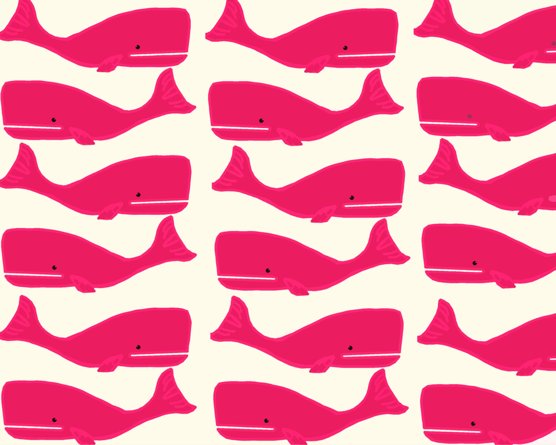 Large Pink Whales