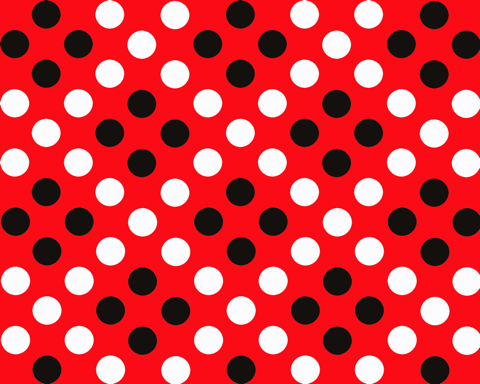 Red & Black Polka Dot Pattern