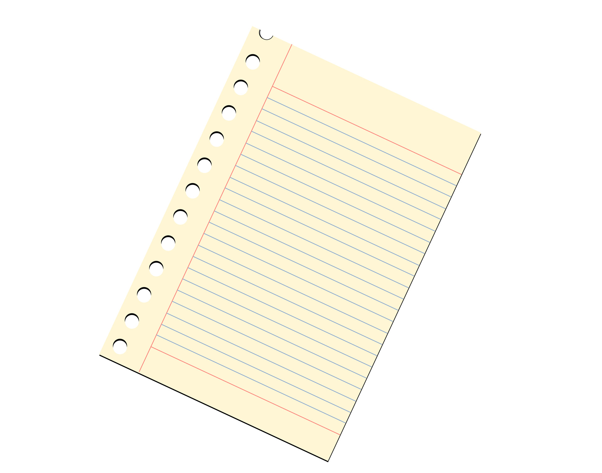 Ruled Note Paper