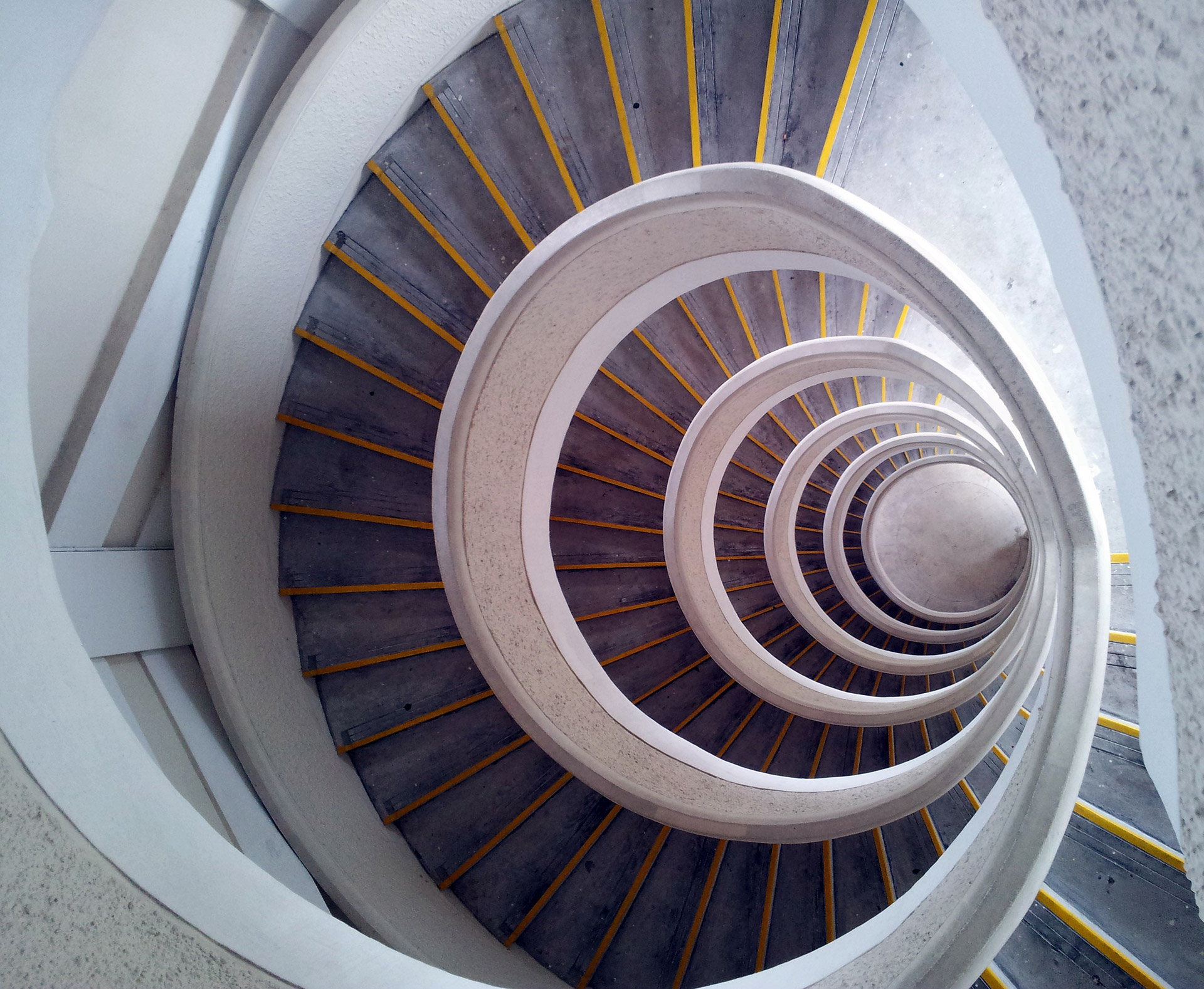 Spiral Stair Case Looking Downwards