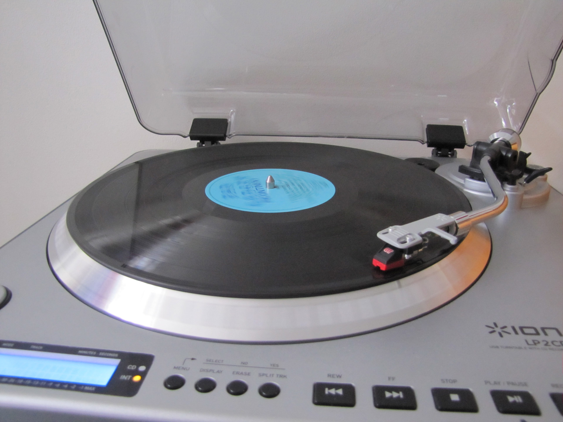 Turntable With LP Record