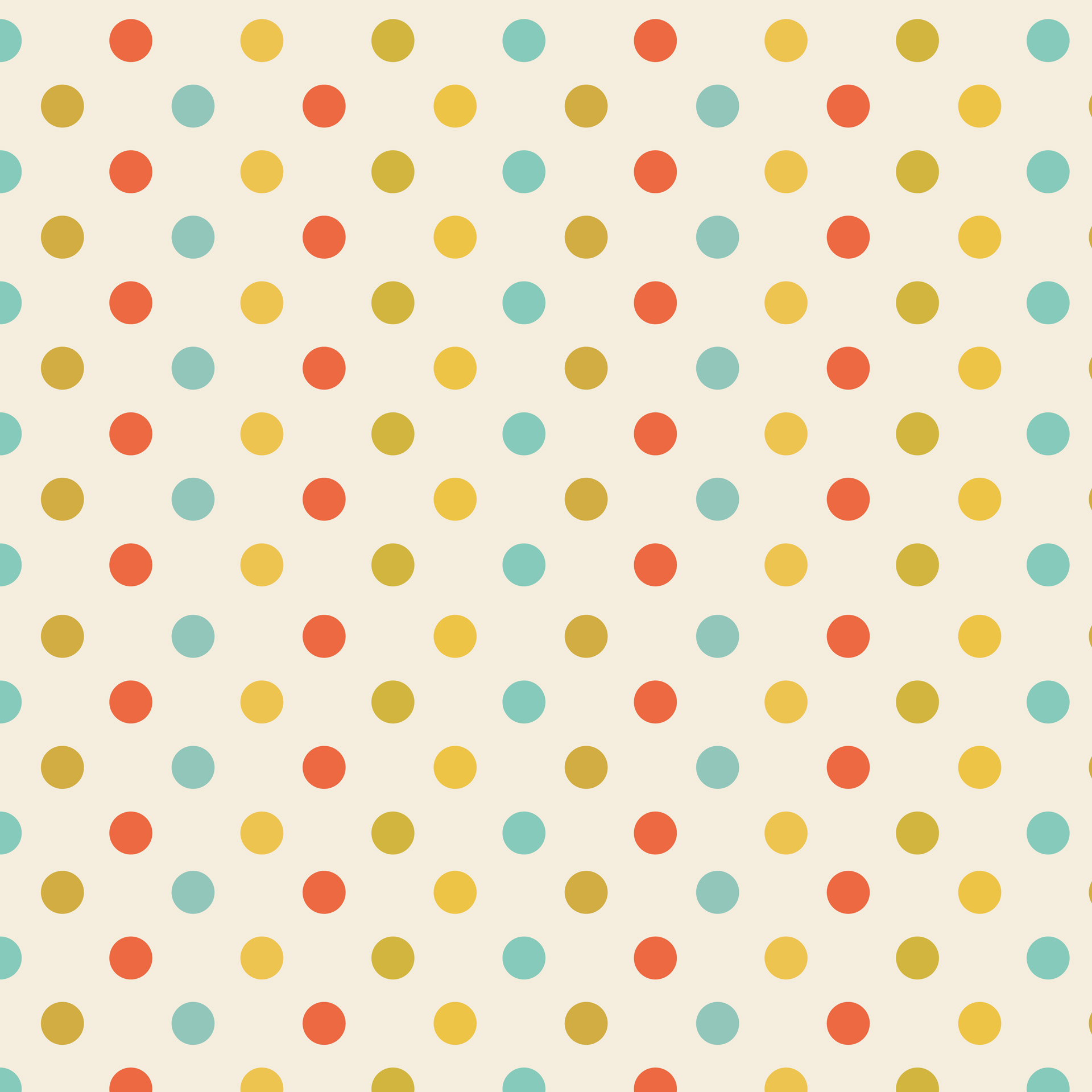 Vintage polka dots seamless background