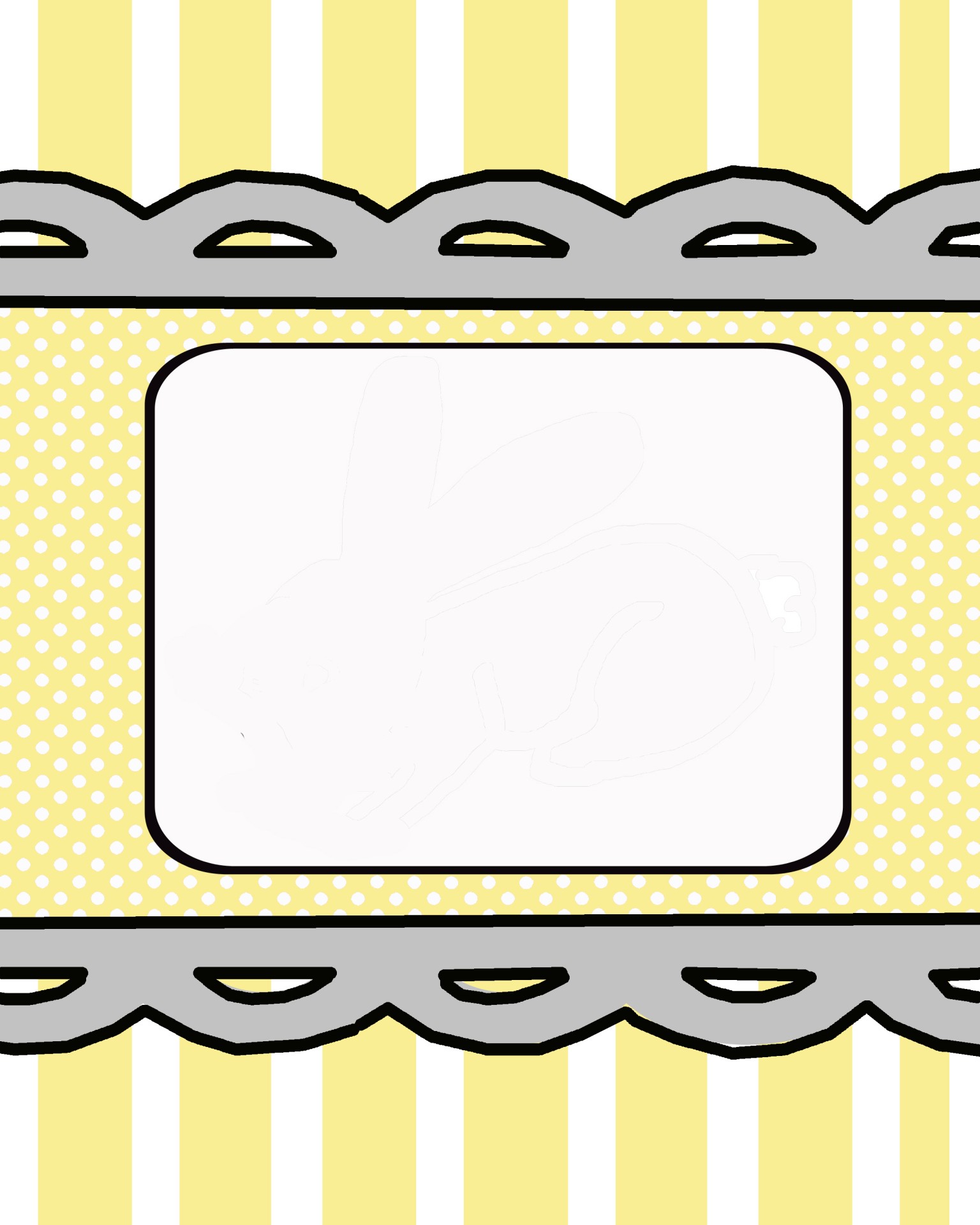 Yellow Pattern Frame